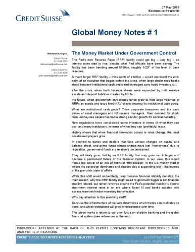 Global Money Notes 126 Zoltan Pozsar