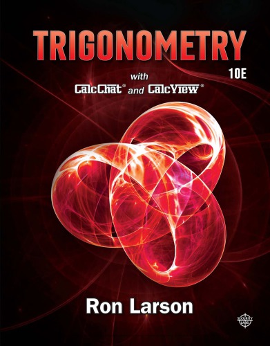 Trigonometry With Calcchat And Calcview 10th Ron Larson