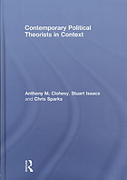 Contemporary Political Theorists In Context Isaacs Stuart Sparks