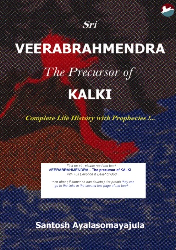Sri Veerabrahmendra The Precursor Of Kalki Retail Pdf A Santosh Kumar