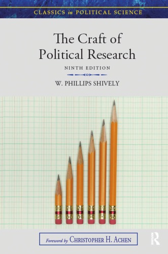 The Craft Of Political Research 9th W Phillips Shively