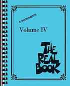 The Real Book Volume Iv C Instruments C Instruments Hal Leonard