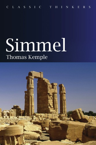 Simmel 1st Ed Thomas M Kemple