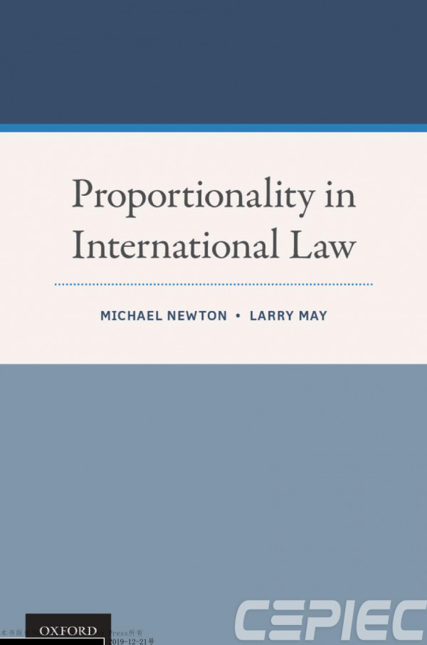 Proportionality In Internationallaw Michaelnewtonlarrymay