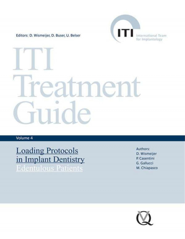 Iti Treatment Guide 4 D Wismeijer P Casentini G Gallucci M Chiapasco