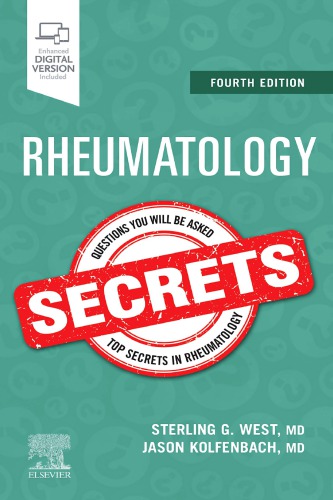 Rheumatology Secrets 4th Edition Sterling West Jason Kolfenbach