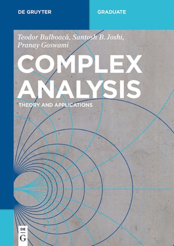 Complex Analysis Theory And Applications Teodor Bulboaca Santosh B Joshi