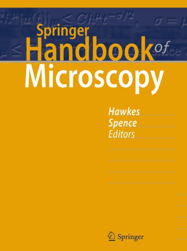 Springer Handbook Of Microscopy 1st Edition Hawkes Peter W Spence