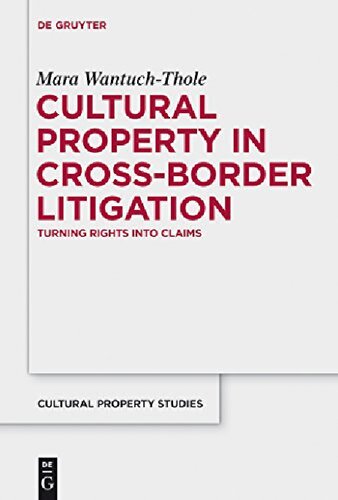 Cultural Property In Crossborder Litigationturning Rights Into Claims Mara Wantuchthole