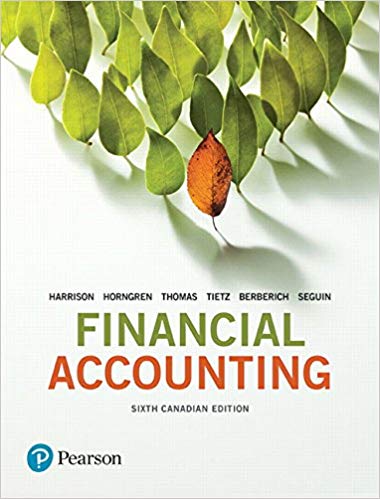 Financial Accounting 6th Canadian Walter T Harrison Jr Charles T Horngren