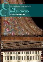 The Cambridge Companion To The Harpsichord Kroll Mark Ed