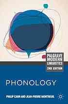 Phonology 2nd Edition Carr Philip Montreuil Jeanpierre