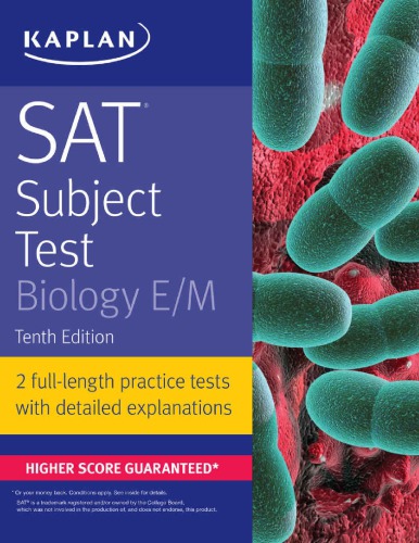Sat Subject Test Biology Em Kaplan