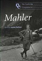 The Cambridge Companion To Mahler Cambridge Companions To Music 1st Edition Jeremy Barham