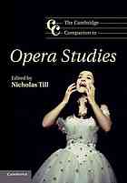 The Cambridge Companion To Opera Studies Till Nicholas Ed