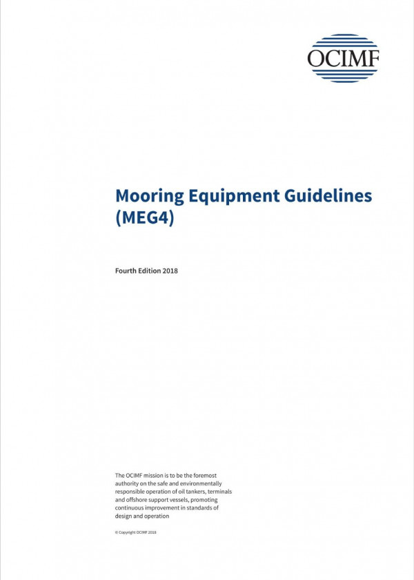 Mooring Equipment Guidelines Meg4 Fourth Edition Ocimf