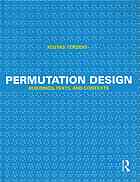 Permutation Design Buildings Texts And Contexts Terzidis Kostas