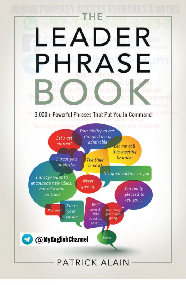 The Leader Phrase Book 1st Edition Keyopinion
