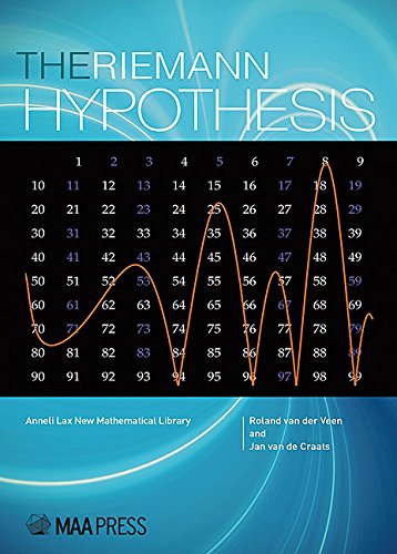 The Riemann Hypothesis Anneli Lax New Mathematical Library Roland Van Der Veen And Jan Van De Craats