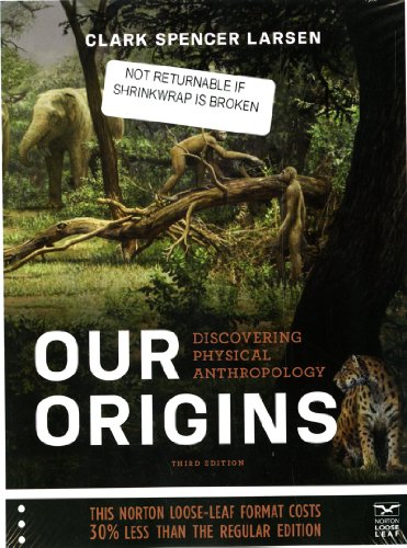 Our Origins Discovering Physical Anthropology Clark Spencer Larsen