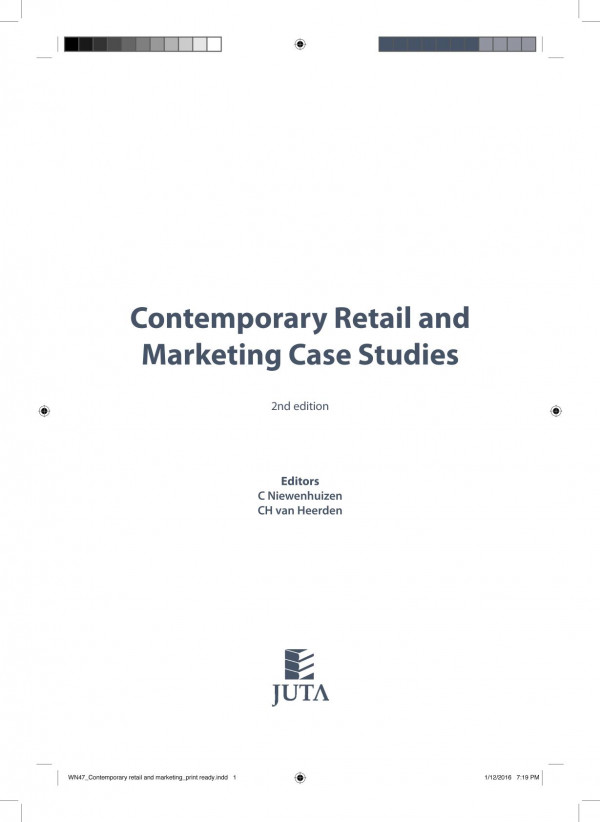 Contemporary Retail And Marketing Case Studies 2nd C Nieuwenhuizen