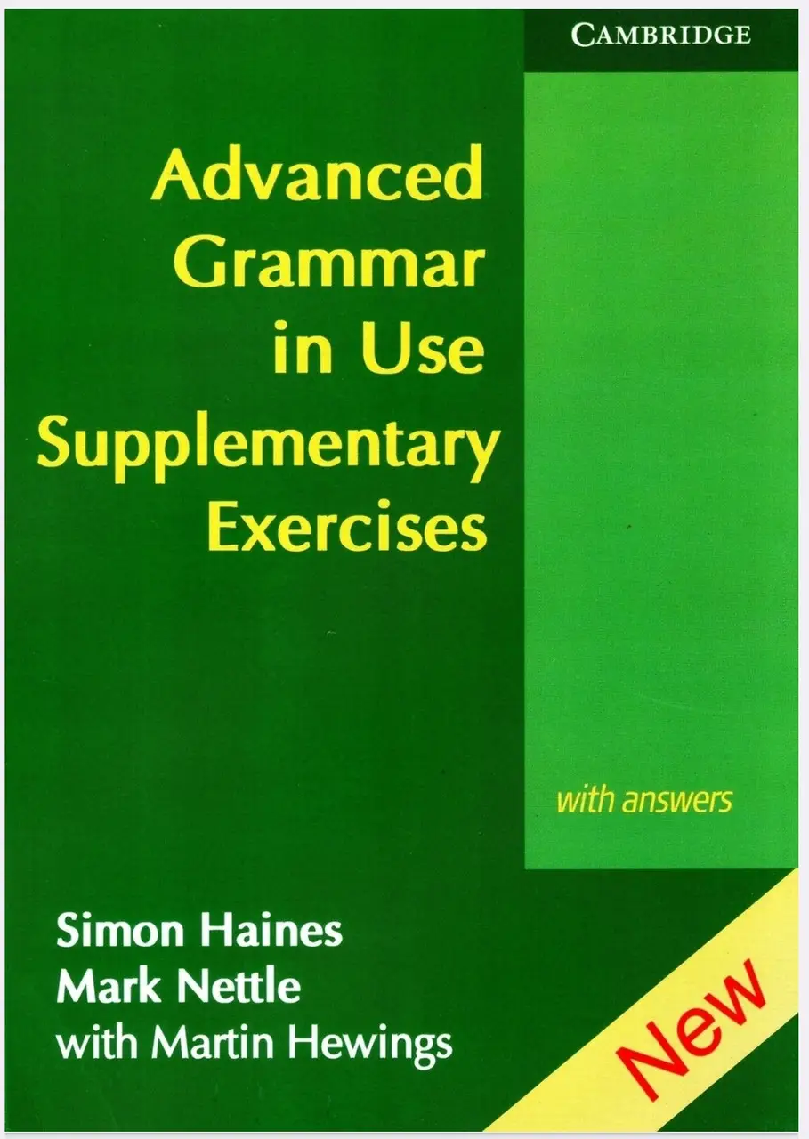Advanced Grammar In Use Supplementary Exercises With Answers Simon Haines