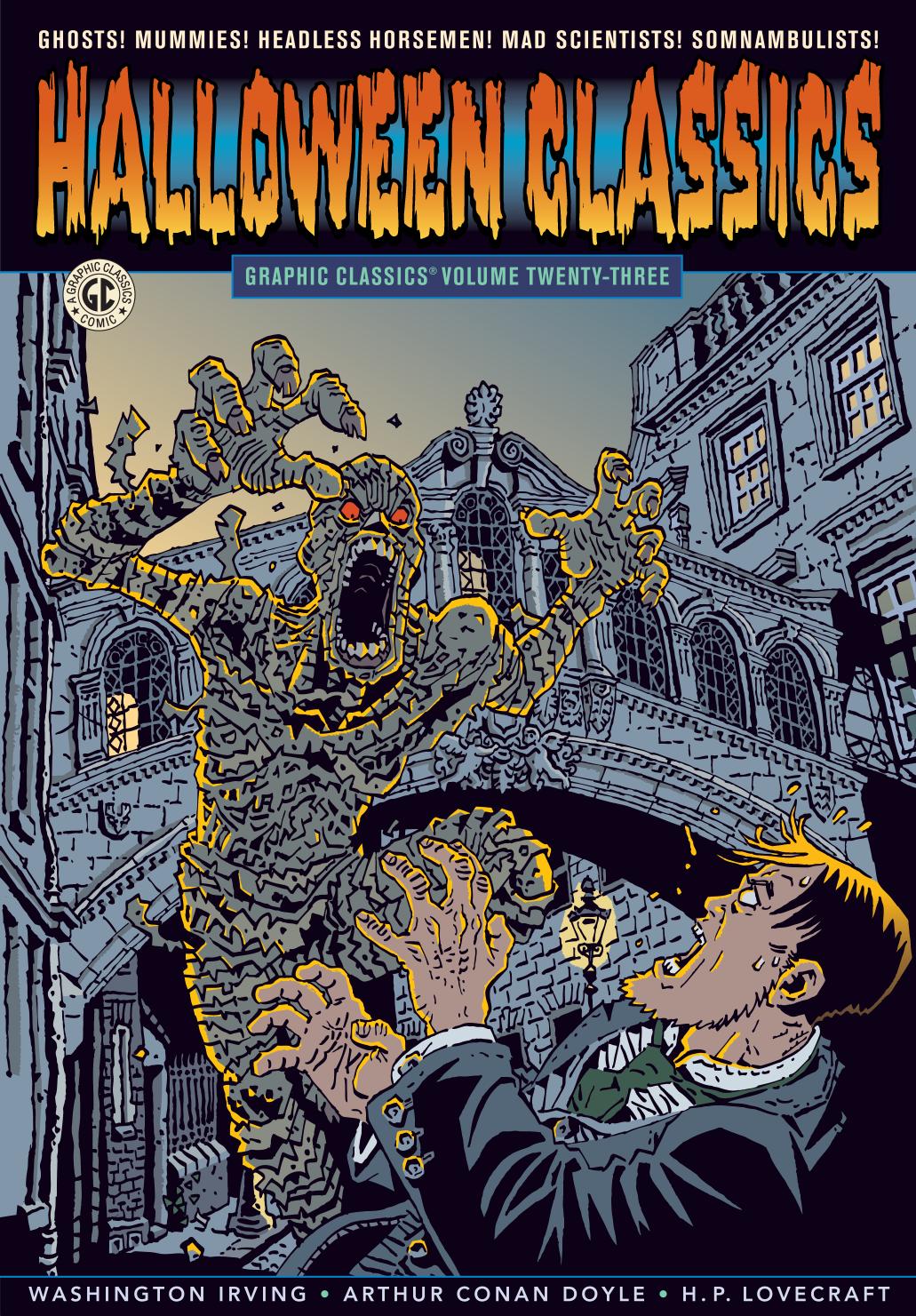 Graphic Classics Volume 23 Halloween Classics Tom Pomplun Arthur Conan Doyle Washington Irving Mark Twain