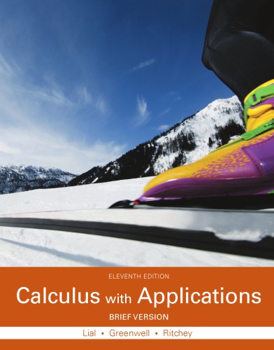 Calculus With Applications Brief Version 11th Margaret Lial