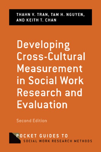 Developing Crosscultural Measurement In Social Work Research And Evaluation 2nd Edition Keith T Chan