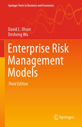 Enterprise Risk Management Models 3rd Edition David L Olson