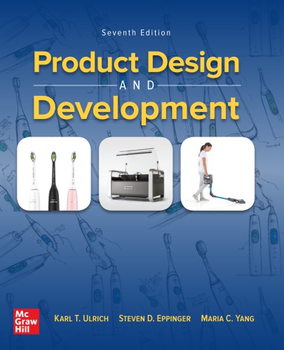 Product Design And Development 7th Karl T Ulrich Steven D Eppinger