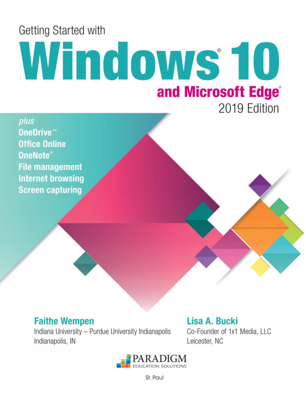 Getting Started With Windows 10 And Microsoft Edge 2019th Edition Faithe Wempen