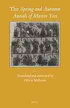 The Spring And Autumn Annals Of Master Yan Rovsing Milburn Olivia Yan