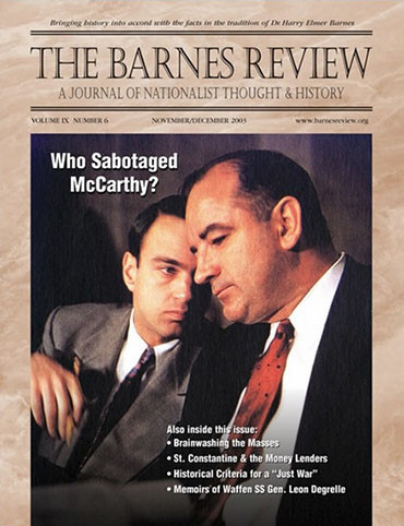 The Barnes Review Novemberdecember 2003 The Barnes Review