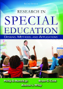 Research In Special Education Designs Methods And Applications Phillip D Rumrill