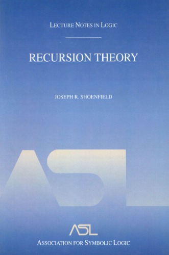 Recursion Theory Joseph R Shoenfield