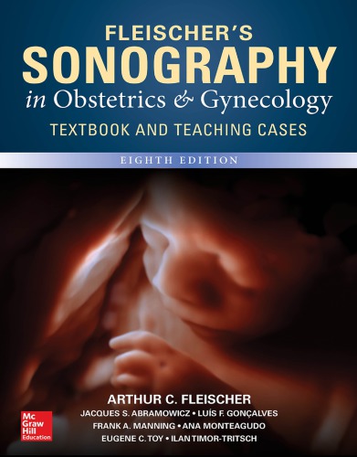 Fleischers Sonography In Obstetrics Gynecology 8th Arthur C Fleischer Et Al