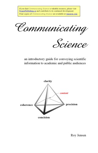 Communicating Science 2nd Edition Roy Jensen