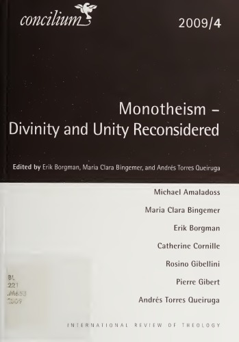 Monotheism Divinity And Unity Reconsidered Paperback Eric Borgman Maria Clara Bingemer Andrs Torres Queiruga
