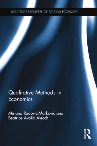 Qualitative Methods In Economics 1st Edition Mirjana Radovimarkovi