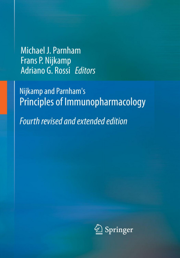 Nijkamp And Parnhams Principles Of Immunopharmacology 4th Ed 2019 Michael J Parnham