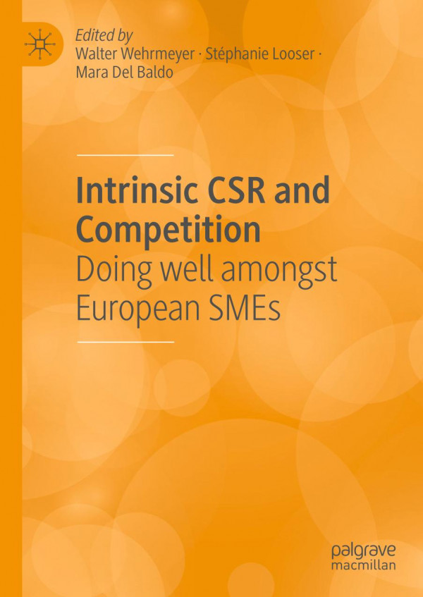 Intrinsic Csr And Competition Doing Well Amongst European Smes 1st Ed 2020 Walter Wehrmeyer