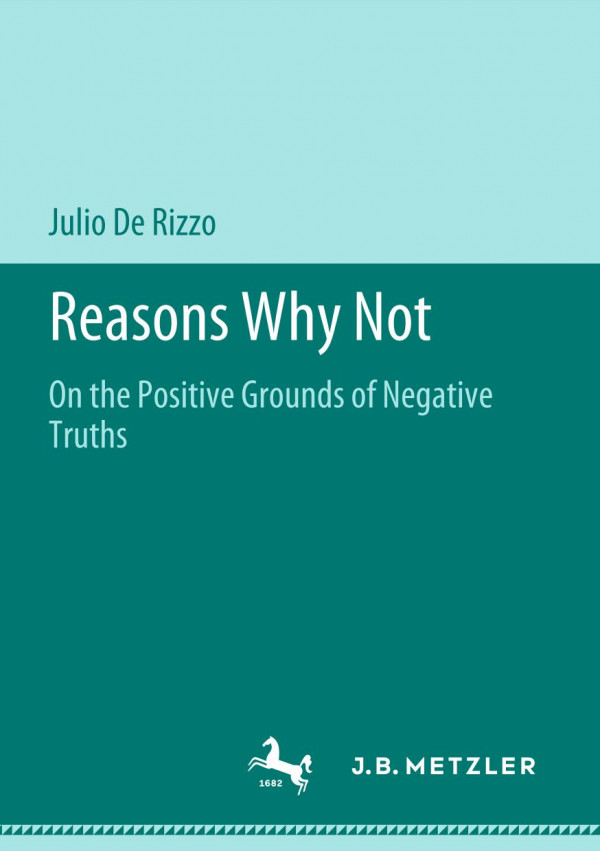 Reasons Why Not On The Positive Grounds Of Negative Truths 1st Ed 2019 Julio De Rizzo