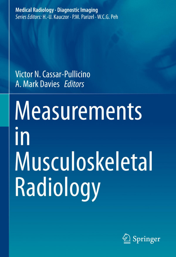 Measurements In Musculoskeletal Radiology 1st Ed 2020 Victor N Cassarpullicino