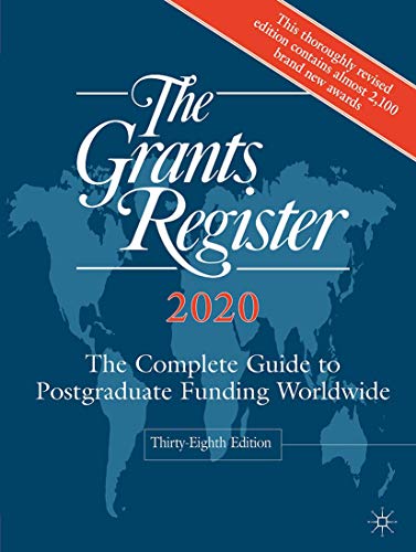 The Grants Register 2020 38th Ed 2019 Palgrave Macmillan