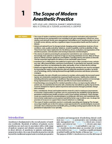 Millers Anesthesia 9th Edition Michael Gropper Lars Eriksson