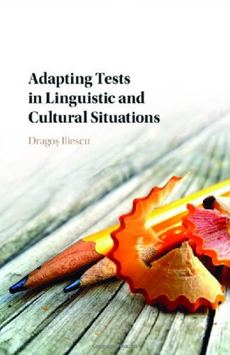 Adapting Tests In Linguistic And Cultural Situations 1st Edition Drago Iliescu
