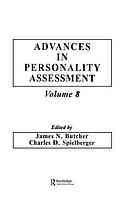Advances In Personality Assessment Volume 8 Spielberger Charles Donald Butcher