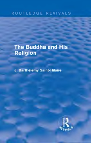 The Buddha And His Religion Barthlemy Sainthilaire Jules Ensor