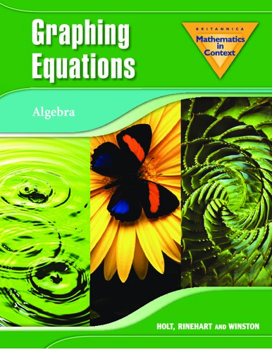 Graphing Equations Algebra Kindt M Wijers M Spence Ms Brinker